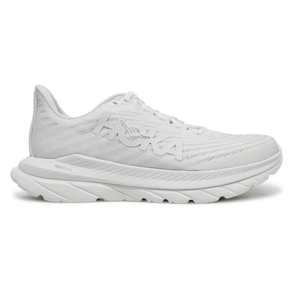 HOKA ONE ONE Womens Mach 5 Textile White White Trainers 8.5 US - Picture 1 of 1
